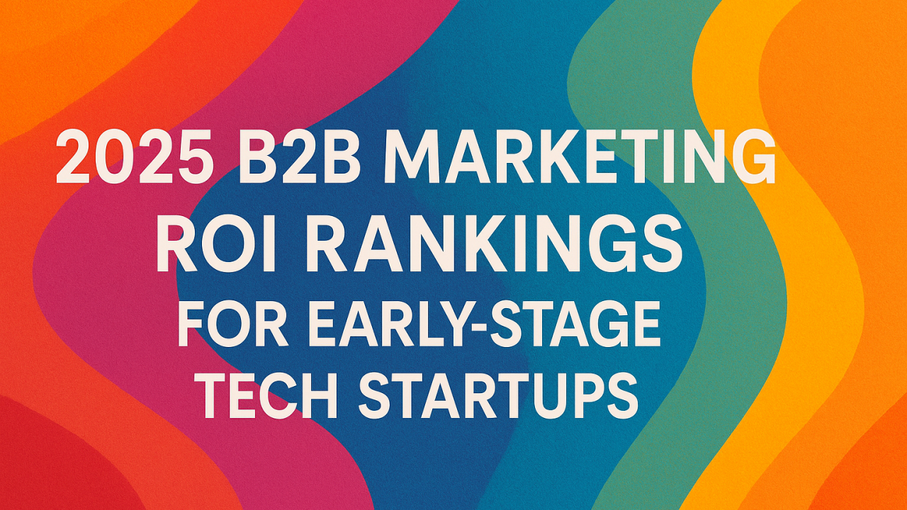 2025 B2B Marketing ROI Rankings for Early-Stage Tech Startups ...